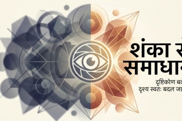 शंका से समाधान : दृष्टिकोण बदलो, दृश्य स्वतः बदल जाएंगे