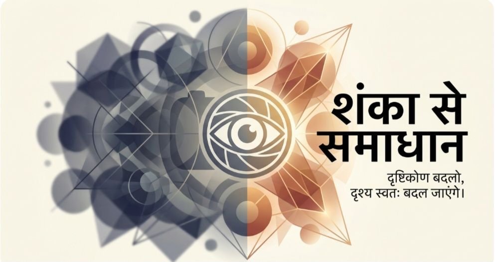 शंका से समाधान : दृष्टिकोण बदलो, दृश्य स्वतः बदल जाएंगे
